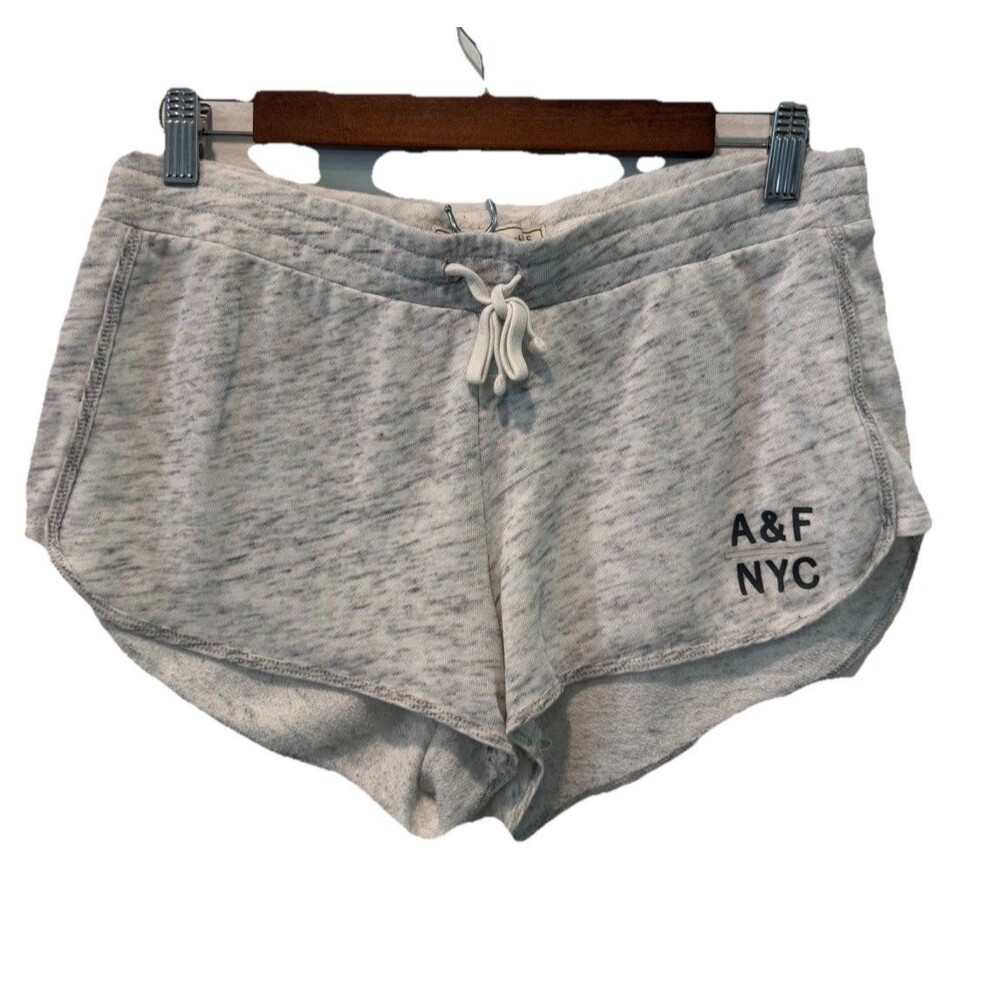 Abercrombie & Fitch Y2K Sporty Sweat Micro Booty Mini Shorts Gym Lounge Sz S